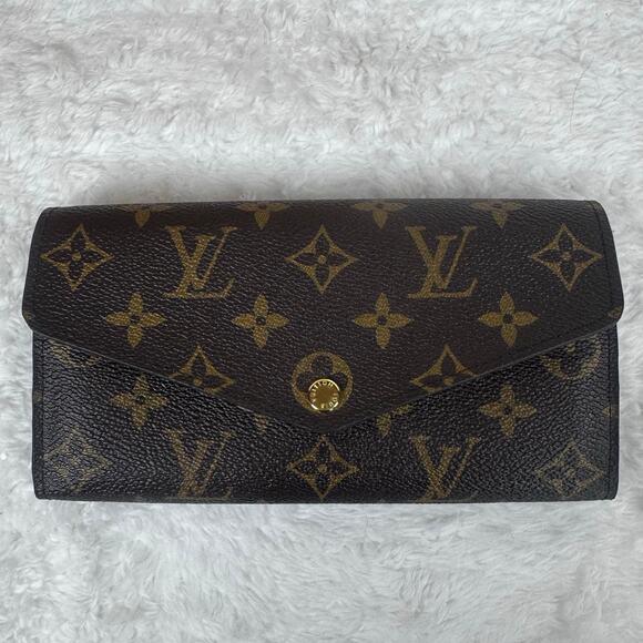 Louis Vuitton Monogram Portefeuille Sarah Long Wallet w/Box and Dust Bag - Picture 2 of 15